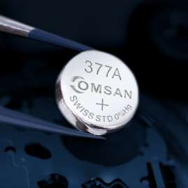 COMSAN 劲道 377A无汞环保手表电池机芯走时2年兼容LR626型号