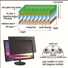 电脑屏幕保护膜 电脑防窥片 防偷窥保护膜