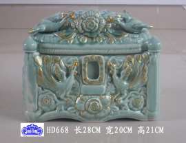 陶瓷骨灰盒（HD6688）