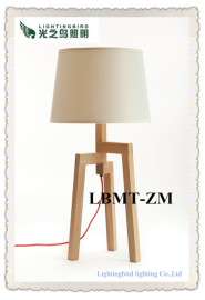 木质灯具 现代简约落地灯  环保原木灯具